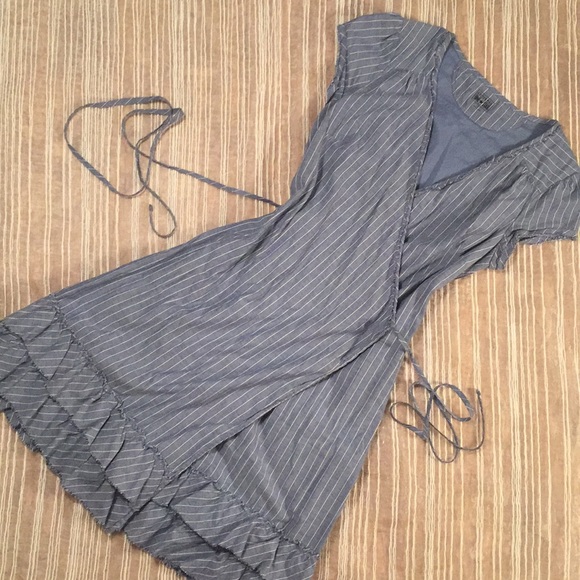 Converse Dresses & Skirts - Adorable converse pinstripe wrap dress!!!